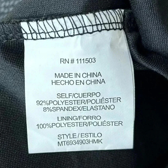 Meraki Size Medium Peplum Sleeve Top Blouse Crop Tie - Picture 7 of 8